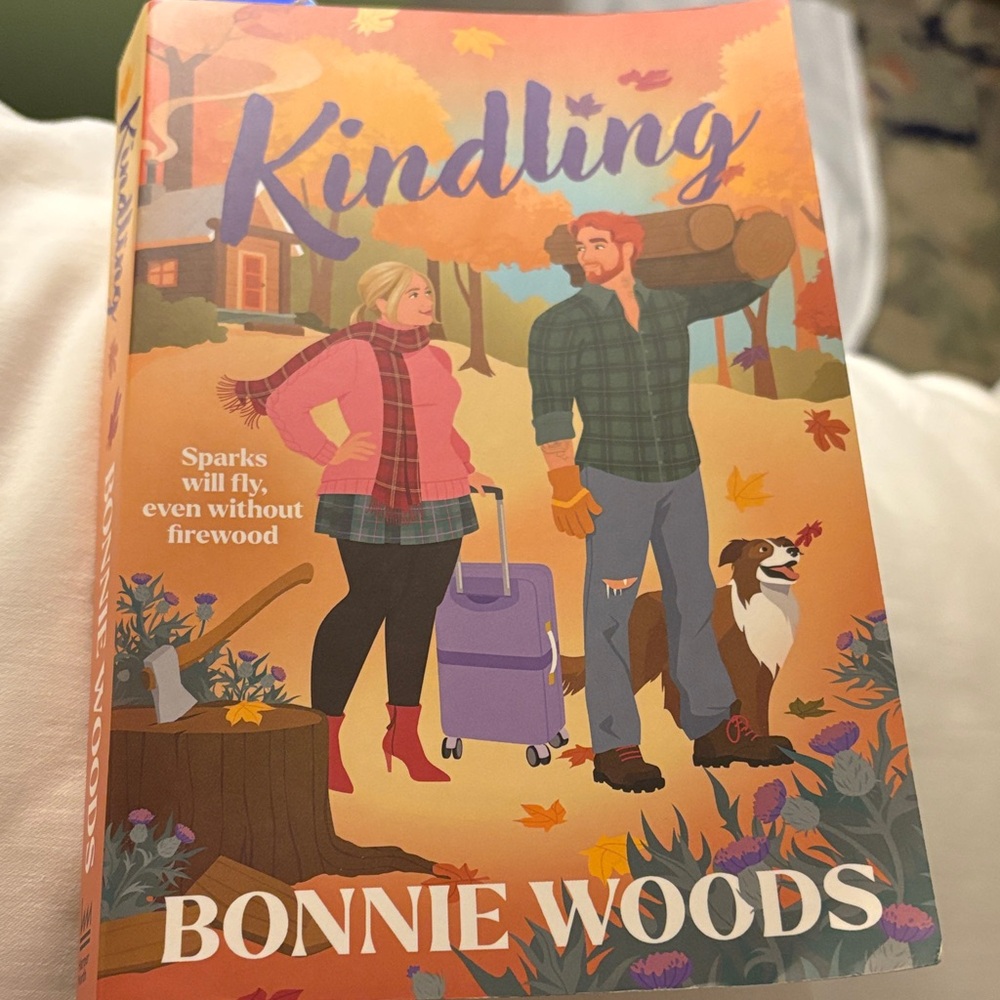 'Kindling' Book - Vibrant Orange Cover